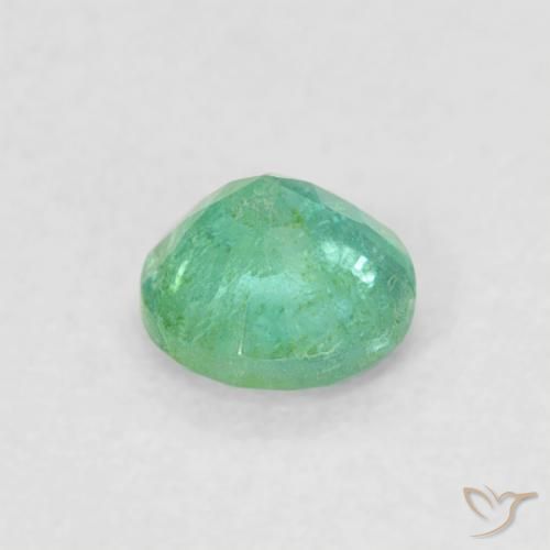 Esmeralda Verde Menta Intenso Natural 0.17ct, Redondo, SI
