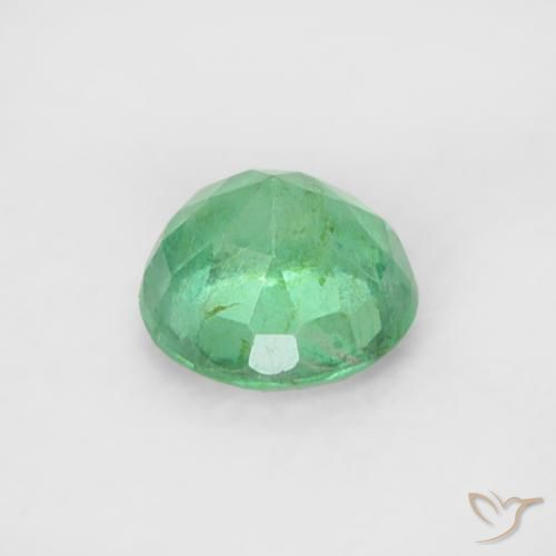 Esmeralda Verde Frio Natural 0.16ct, Redondo, SI