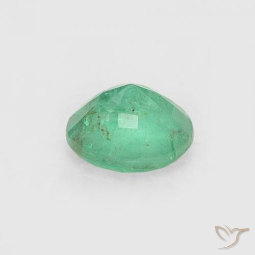 Esmeralda Verde médio Natural 0.16ct, Redondo, SI
