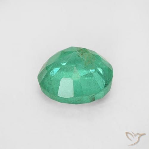 Esmeralda Verde Frio Natural 0.18ct, Redondo, SI