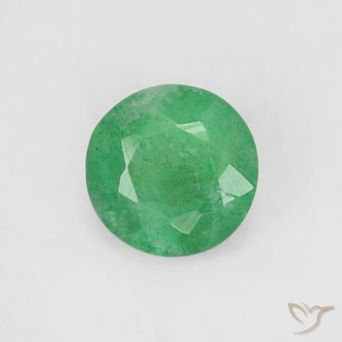 0.16ct Natural Verde Frio Esmeralda, Redondo, SI