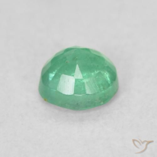Esmeralda Verde médio Natural 0.19ct, Redondo, SI