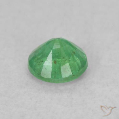 Esmeralda Luz verde Natural 0.18ct, Redondo, SI