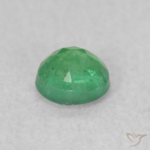 Esmeralda Luz verde Natural 0.18ct, Redondo, SI