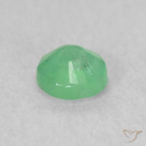 Esmeralda Luz verde Natural 0.19ct, Redondo, SI
