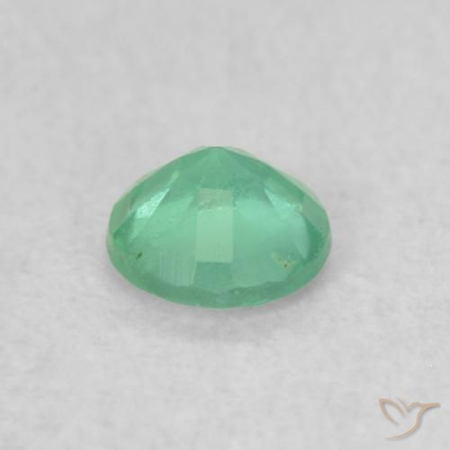 Esmeralda Verde Frio Natural 0.14ct, Redondo, SI