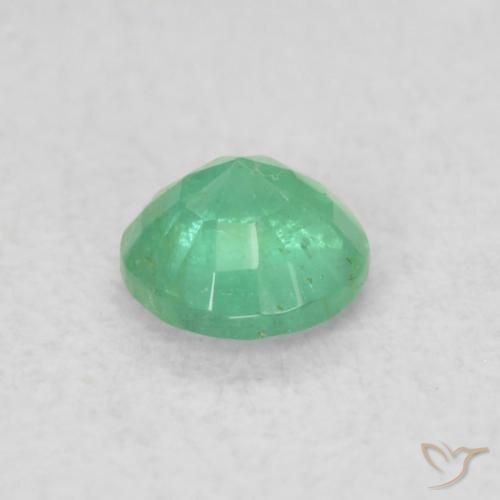 Esmeralda Verde médio Natural 0.16ct, Redondo, SI