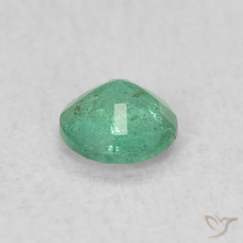 Esmeralda Verde médio Natural 0.14ct, Redondo, SI