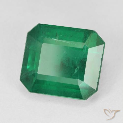 Esmeralda verde escuro Natural 5.91ct, Corte Octógono / Esmeralda, VS-SI