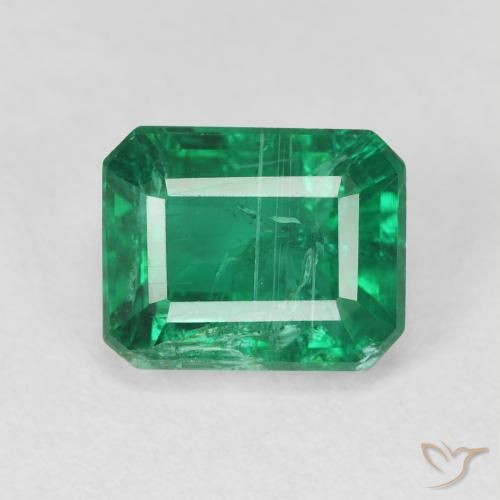 3.30ct Natural verde escuro Esmeralda, Corte Esmeralda, VS-SI
