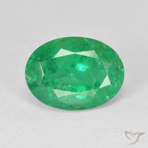 3.92ct Natural verde quente Esmeralda, oval, VS-SI