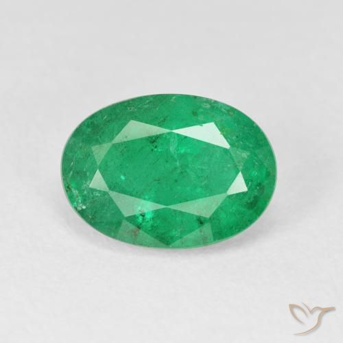 3.38ct Natural Verde médio Esmeralda, oval, VS-SI