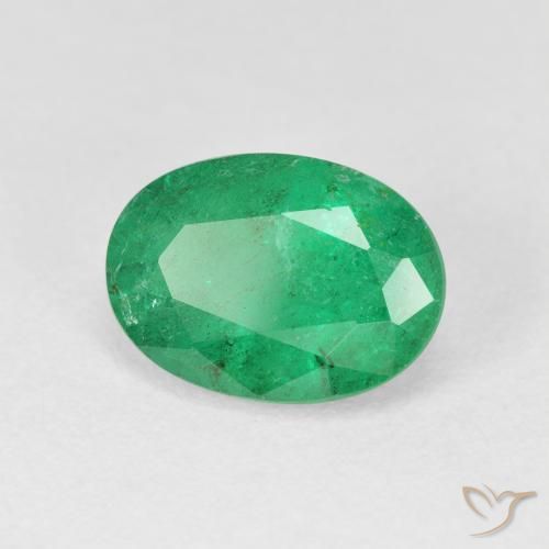 Esmeralda Verde médio Natural 3.38ct, oval, VS-SI