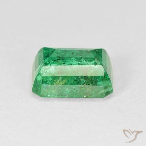 Esmeralda verde elétrico Natural 3.51ct, Corte Octógono / Esmeralda, VS-SI