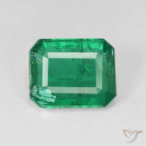 4.49ct Natural Verde Frio Esmeralda, Corte Esmeralda, VS-SI