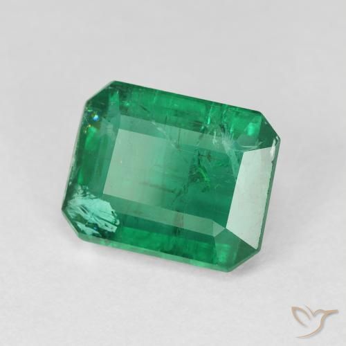 Esmeralda Verde Frio Natural 4.49ct, Corte Octógono / Esmeralda, VS-SI