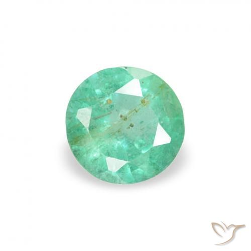0.16ct Natural Legal Verde Esmeralda Esmeralda, Redondo, SI