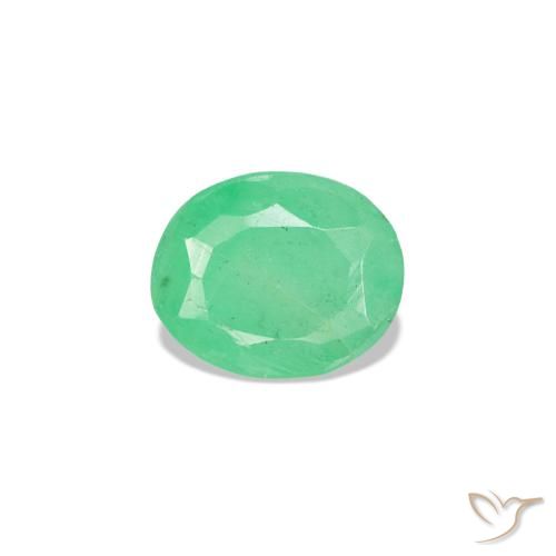 0.32ct verde esmeralda, oval, VS-SI