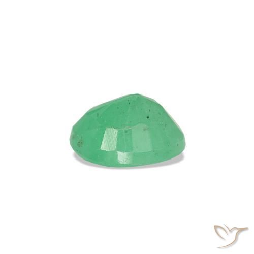 Esmeralda verde natural 0,32ct, corte oval, VS-SI