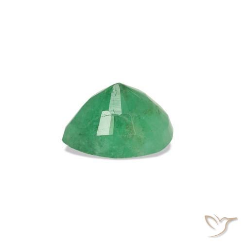 Esmeralda verde natural 0,33ct, formato de pêra, SI