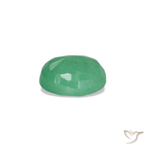 Esmeralda verde natural 0,32ct, corte oval, SI