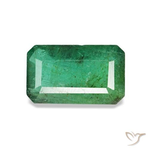 Esmeralda Verde médio Natural 1.06ct, Corte Esmeralda, SI