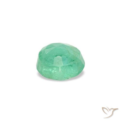 Esmeralda verde natural 0,19ct, corte redondo, VS-SI