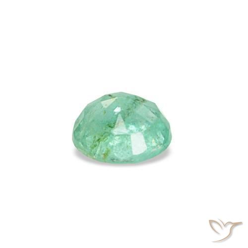 Esmeralda verde natural 0,17ct, corte redondo, VS-SI