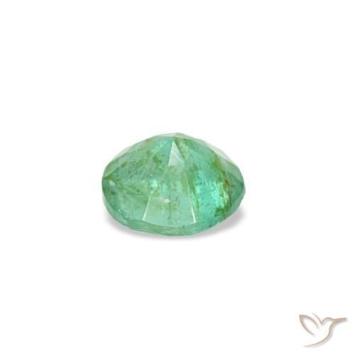 Esmeralda verde natural 0,17ct, corte redondo, VS-SI