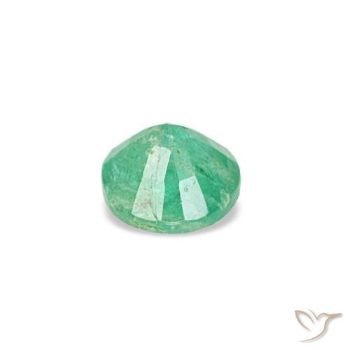 Esmeralda verde natural 0,16ct, corte redondo, VS-SI