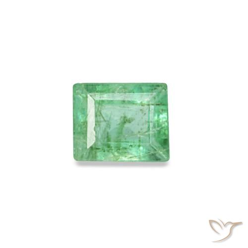 0.14ct verde esmeralda, baguete, SI