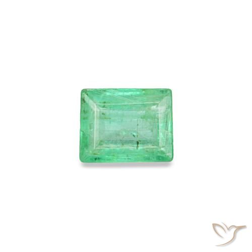 0.13ct verde esmeralda, baguete, SI