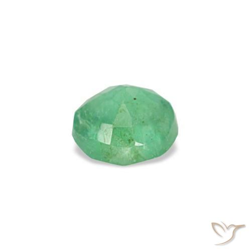 Esmeralda verde natural 0,19ct, corte redondo, VS-SI