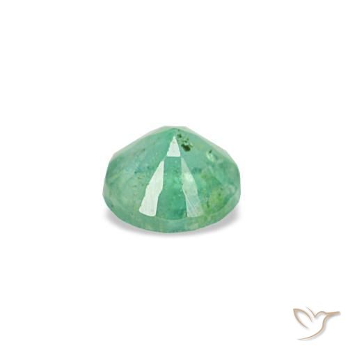 Esmeralda verde natural 0,17ct, corte redondo, VS-SI