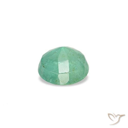 Esmeralda verde natural 0,16ct, corte redondo, VS-SI