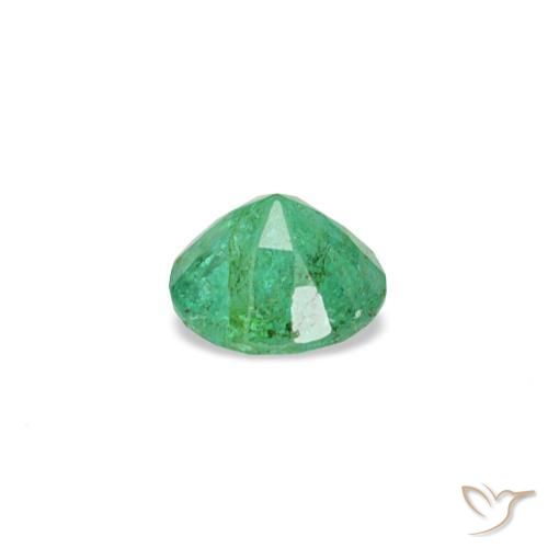 Esmeralda verde natural 0,16ct, corte redondo, VS-SI