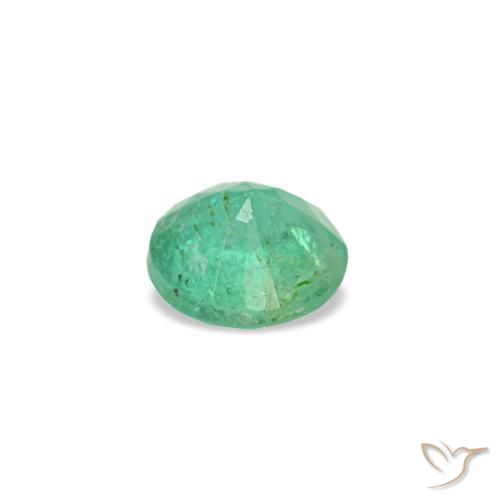 Esmeralda verde natural 0,17ct, corte redondo, VS-SI