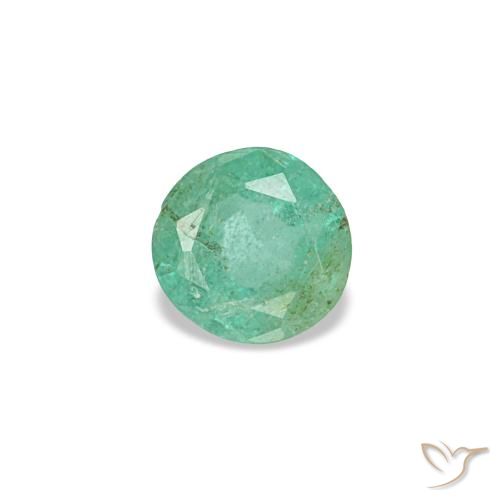 0.18ct verde esmeralda, redondo, VS-SI