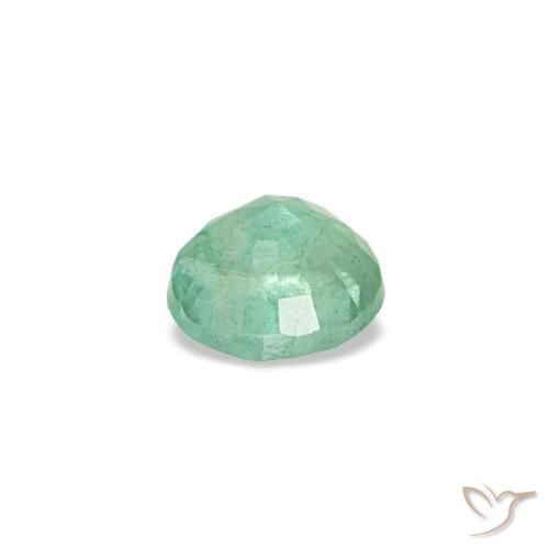 Esmeralda verde natural 0,17ct, corte redondo, VS-SI