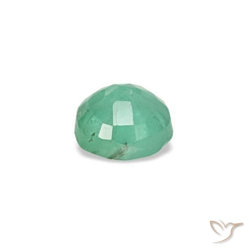 Esmeralda verde natural 0,17ct, corte redondo, VS-SI