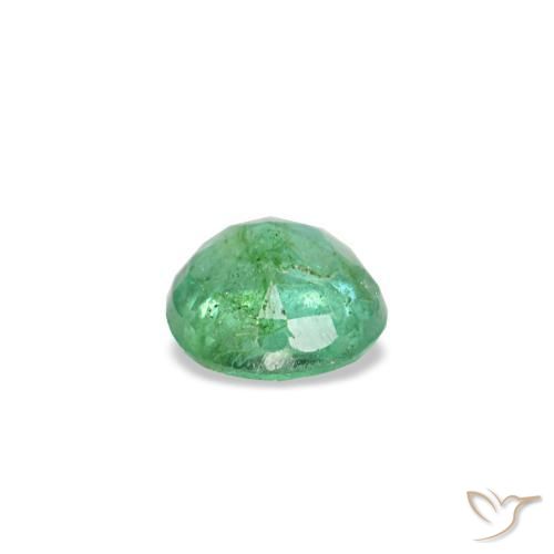 Esmeralda verde natural 0,17ct, corte redondo, VS-SI