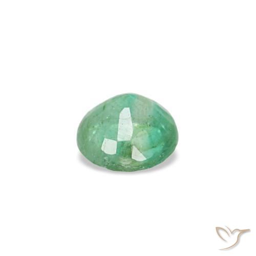 Esmeralda verde natural 0,16ct, corte redondo, VS-SI