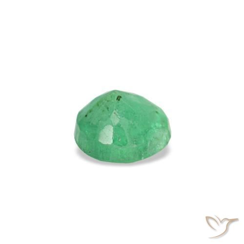 Esmeralda verde natural 0,19ct, corte redondo, VS-SI
