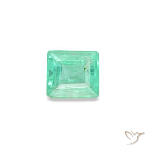 0.11ct verde esmeralda, baguete, VS