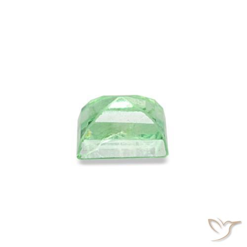 Esmeralda verde natural 0,14ct, baguete, VS