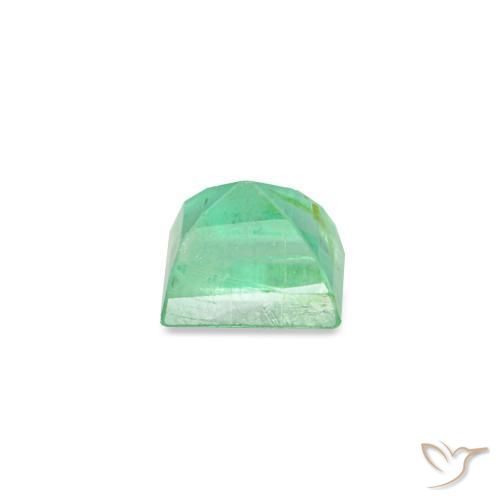Esmeralda verde natural 0,17ct, baguete, VS