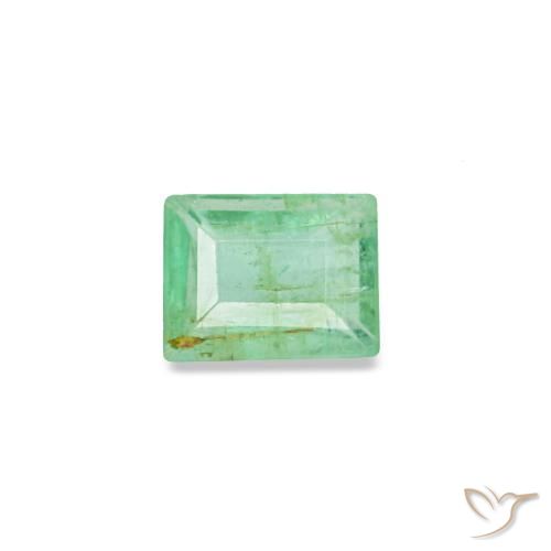0.12ct verde esmeralda, baguete, SI
