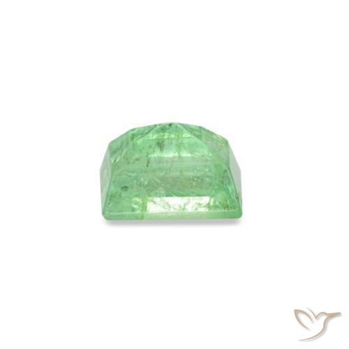 Esmeralda verde natural 0,18ct, baguete, VS-SI