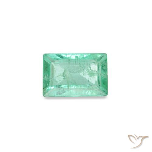 0.16ct verde esmeralda, baguete, SI