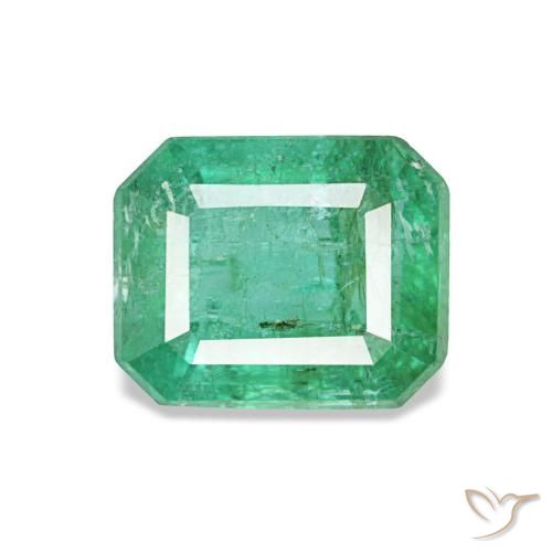 0.72ct verde esmeralda, corte esmeralda, VS